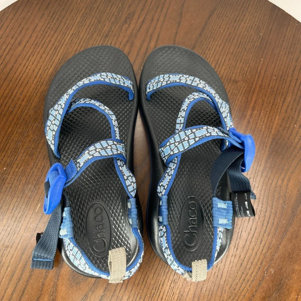 Chaco Z1 EcoTread Sandals Youth Kids 3 Blue Strappy Sport Hiking Outdoor J180061